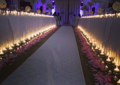 ballroom ceremony candles - J. Liu Restaurant and Bar - Dublin, Worthington, OH