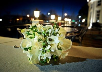 Bouquet on Patio - J. Liu Restaurant and Bar - Dublin, Worthington, OH